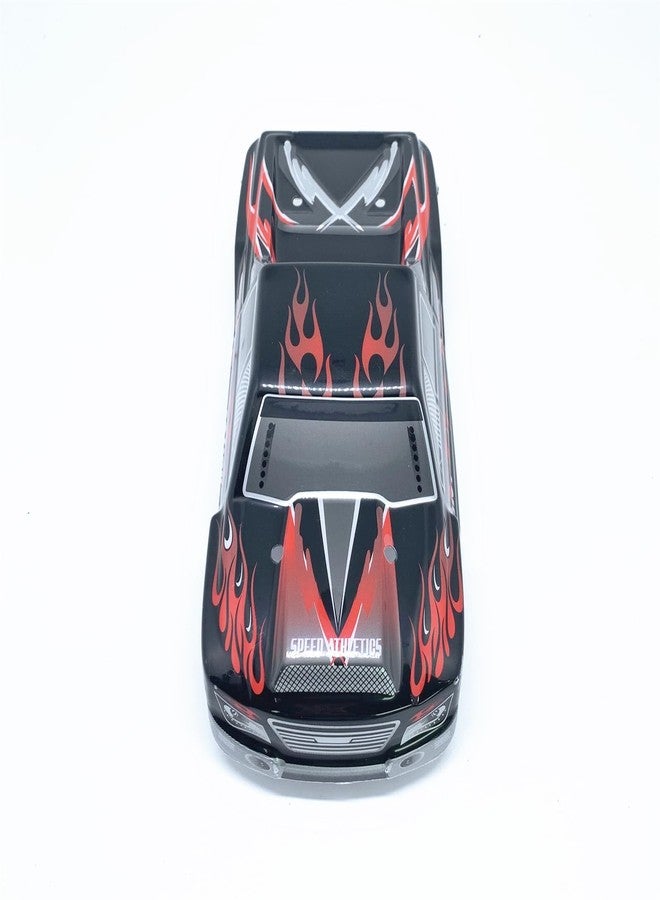 KingVal Replacement RC Car Shell Cover Case RC Spare Parts Compatible with Wltoys 1/18 A979 RC Car (Red-Black) - Image 3